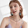 Beebeecraft 50Pcs Brass Hoop Earring Findings FIND-BBC0003-28-6