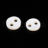 Natural Freshwater Shell Buttons SHEL-N036-04-2