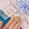 Beebeecraft 6Pcs Brass Pave Clear Cubic Zirconia Watch Band Clasps KK-BBC0014-03G-3