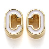Rack Plating Alloy Enamel Beads ENAM-S122-033C-NR-2