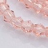 Bicone Glass Beads Strands X-EGLA-P016-4mm-10-3