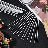 Olycraft 30Pcs ABS Plastic Round Tube KY-OC0001-44A-5