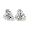 Flower Brass Bead Tips KK-M326-10P-2