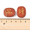 4Pcs 4 Styles Natural Red Jasper Display Decorations G-F786-02D-03-3