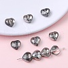 20Pcs Transparent Electroplate Glass Beads GLAA-P059-01-1