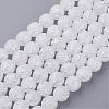 Synthetic Crackle Quartz Beads Strands G-SF8MM-44-1