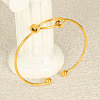 304 Stainless Steel Cuff Bangles for Women OM2706-2-1