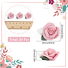 SUNNYCLUE 20Pcs Handmade Polymer Clay Cabochons PORC-SC0001-10-2