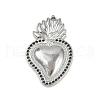 304 Stainless Steel Pendants STAS-P390-02B-P-1