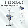 Cross with Bird Alloy Enamel Pendant Necklace FS-WG79AEB-01-3