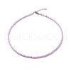7Pcs 7 Color Round Acrylic Beaded Necklaces for Women NJEW-JN03864-4