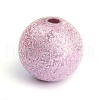 Spray Painted Acrylic Beads ACRP-Q018-6mm-003-2