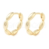 Brass Oval Hoop Earrings for Women EJEW-F347-01G-02-1