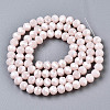Electroplate Glass Beads Strands EGLA-A034-P10mm-A08-2