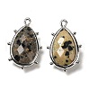 Natural Dalmatian Jasper Pendants G-B009-02P-S-1