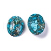 Synthetic Turquoise Cabochons G-L502-18x25mm-12A-2