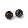 Brass Smooth Round Beads J0JXA042-3