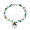 5Pcs Alloy Clover Charm Bracelets BJEW-JB11727-3