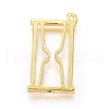 Zinc Alloy Open Back Bezel Pendants PALLOY-E564-11G-2