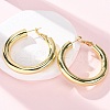 Brass Hoop Earrings EJEW-Q048-01G-1