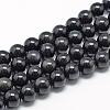 Natural Obsidian Beads Strands G-R446-16mm-27-1