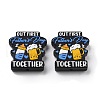 Father's Day Silicone Beads SIL-V006-02F-1