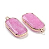 Natural White Jade Dyed Pendants G-Q006-10G-2