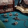 HOBBIESAY Brass Prayer Box Pendants KK-HY0001-24-5