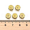 Brass Rhinestone Spacer Beads RB-A014-Z8mm-02G-4