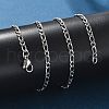 Non-Tarnish 304 Stainless Steel Figaro Chain Necklaces X-NJEW-E143-04P-4