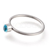 304 Stainless Steel Finger Rings RJEW-B0005-7-01P-3