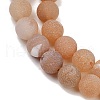 Natural Druzy Agate Beads Strands G-NH0024-A06-8mm-3