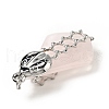 Natural Rose Quartz Pendants G-C246-05P-3