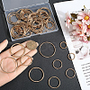 SOFPLATE Iron Open Jump Rings FIND-SP0002-63B-3