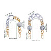Givenny-EU 2Pcs 2 Style Oval & Round Beads Acrylic Bag Handle FIND-GN0001-16B-9