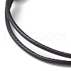 Adjustable Waxed Polyester Cord Bracelet Making AJEW-JB01317-03-4