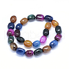 Natural Agate Beads Strands G-F559-01C-04-2