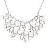 Alloy Bib Necklaces foe Women FS-WGD6134-01-1