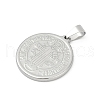 304 Stainless Steel Pendants STAS-A053-24C-P-2