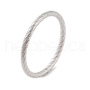 Non-Tarnish 304 Stainless Steel Twisted Ring Bangles for Women BJEW-Z064-02P-1
