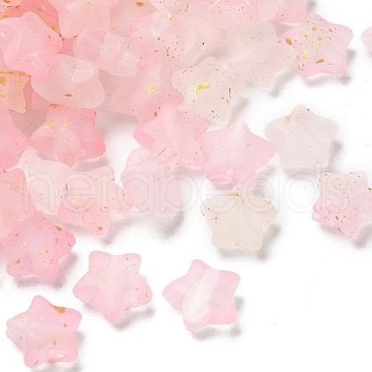 Gradient Color Transparent Acrylic Beads X1-OACR-M023-04J-1