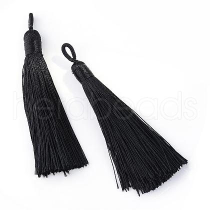 Polyester Tassel Big Pendants Decoration AJEW-S059-09-1