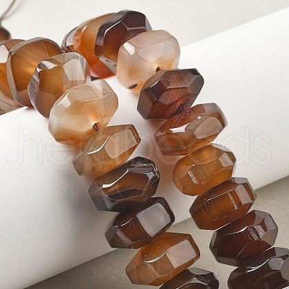 Natural Agate Beads Strands G-K392-A22-1