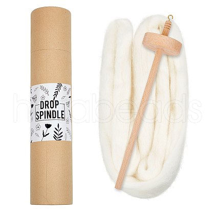 Wood Yarn Spinner TOOL-WH0155-72-1