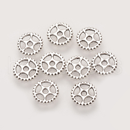 Tibetan Style Alloy Steampunk Charms TIBE-Q075-46AS-LF-1