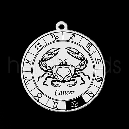 Non-Tarnish 201 Stainless Steel Pendants STAS-T056-LA720-4-1