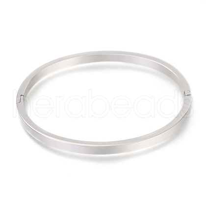 304 Stainless Steel Bangles STAS-I169-03C-P-1