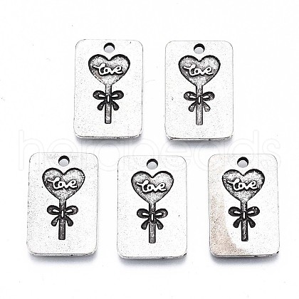 Tibetan Style Alloy Pendants PALLOY-Q441-058-RS-1