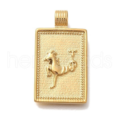 PVD Vacuum Plating 304 Stainless Steel Pendants STAS-S148-31J-G-1