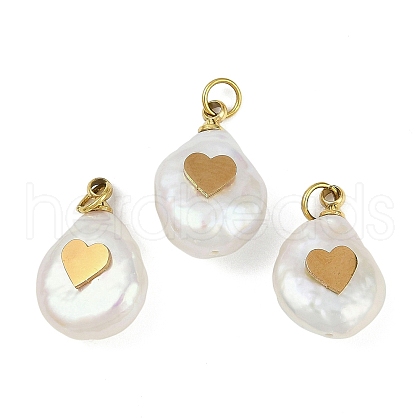 Natural Keshi Pearl Pendants STAS-Z136-01G-04-1